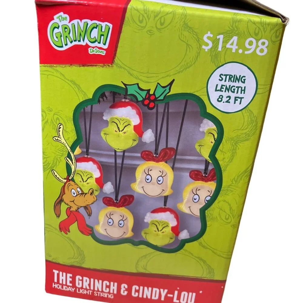 The Grinch & Cindy-lou Holiday Light String